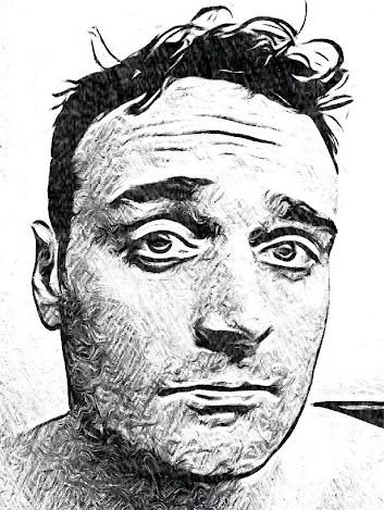 Photo of Keith with a cam art filter